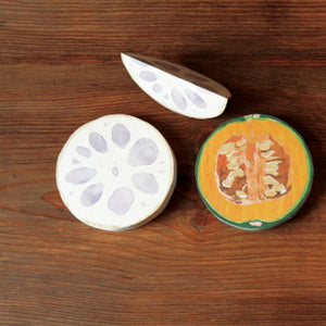 Fruits and Veggie Memo Blocks Veggies-Lotus Root-Stationery-paperable-santoku nyc