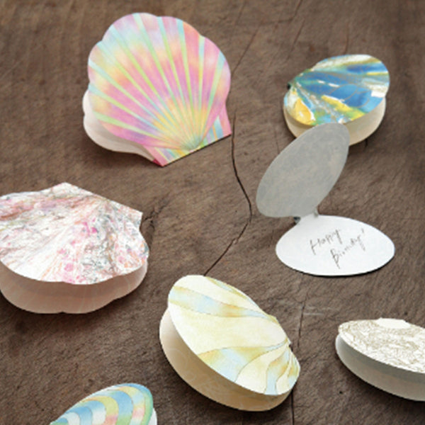 Shell Cards Pastel L