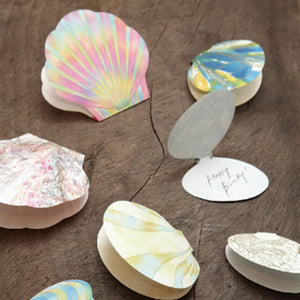 Shell Cards Water M-Stationery-paperable-santoku nyc