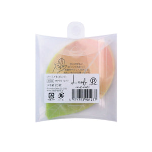 Flower Petal and Leaf Memos Leaf-Pink-Stationery-paperable-santoku nyc