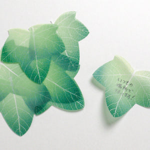 Flower Petal and Leaf Memos Leaf-Green-Stationery-paperable-santoku nyc