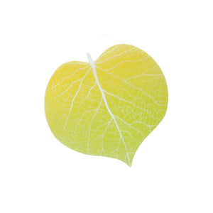 Flower Petal and Leaf Memos Leaf-Yellow-Stationery-paperable-santoku nyc