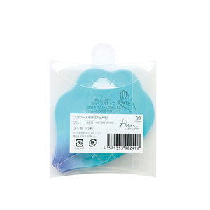 Flower Petal and Leaf Memos Flower Petal-Blue-Stationery-paperable-santoku nyc