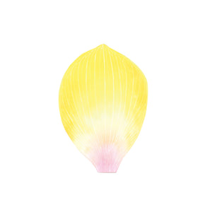 Flower Petal and Leaf Memos Flower Petal-Yellow-Stationery-paperable-santoku nyc