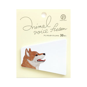 Animal Voice Stickies Dogs-Shiba-Stationery-paperable-santoku nyc