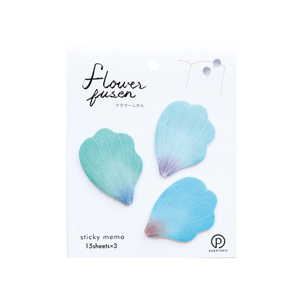 Flower Petal and Leaf Stickies Flower Petal-Blue