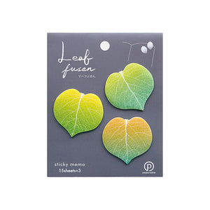 Flower Petal and Leaf Stickies Leaf-Yellow-Stationery-paperable-santoku nyc