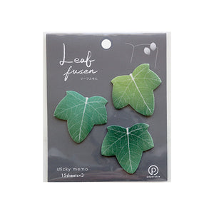 Flower Petal and Leaf Stickies Leaf-Green-Stationery-paperable-santoku nyc