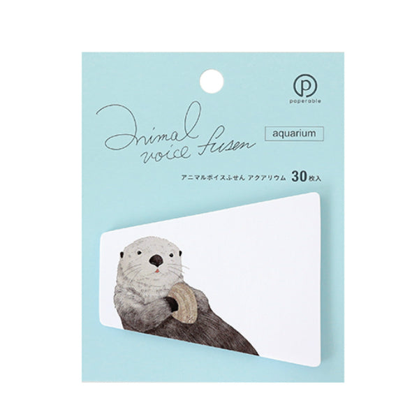 Animal Voice Stickies Sealife-Otter