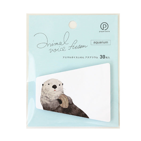 Animal Voice Stickies Sealife-Otter