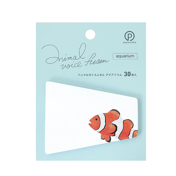 Animal Voice Stickies Sealife-Anemone Fish