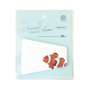 Animal Voice Stickies Sealife-Anemone Fish-Stationery-paperable-santoku nyc