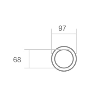 Gasket Ø3.82" x Ø2.68" x 0.1" For ZERO JAPAN-Replacement-ZERO JAPAN-santoku nyc