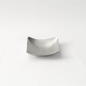 Tsuiki Suzugami Hand-Hammered Bendable Paper-Thin Tin Plate 'Kazahana' Square - Syouryu