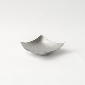 Tsuiki Suzugami Hand-Hammered Bendable Paper-Thin Tin Plate 'Kazahana' Square - Syouryu