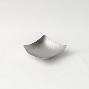 Tsuiki Suzugami Hand-Hammered Bendable Paper-Thin Tin Plate 'Kazahana' Square - Syouryu