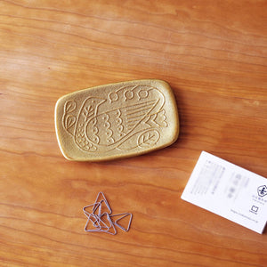 CASTIN' Solid Brass Multi-Purpose Tray (Small) - Natural Brass-Trays + Catchalls-CASTIN'-santoku nyc