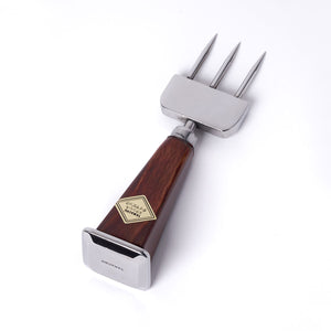 3-Prong Ice Pick with Diamond-Formed Plywood Weight Short 6.5" - YAMACHU-Barware-YAMACHU-santoku nyc