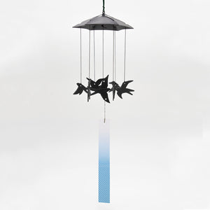 Swallow-Shaped Iron Wind Chime-Art & Collectibles-Yotsukawa-santoku nyc
