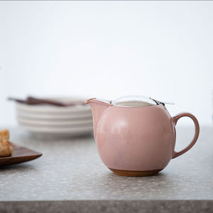 BEE HOUSE Round Teapot for Two 24 oz Earth Color - ZERO JAPAN-Coffee & Tea-ZERO JAPAN-SANTOKU NYC