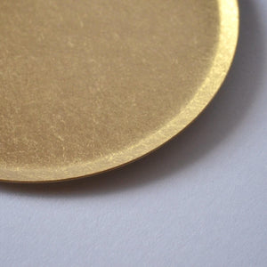 Matte Brass Circle Tray - a.278-Home decor-a.278-santoku nyc