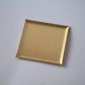 Matte Brass Square Tray - a.278-Home decor-a.278-santoku nyc