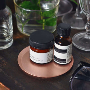 Matte Copper Circle Tray - a.278-Home decor-a.278-santoku nyc