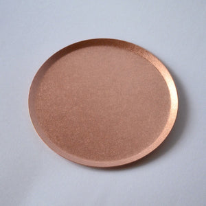 Matte Copper Circle Tray - a.278-Home decor-a.278-2.9"-santoku nyc