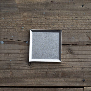 Matte Pewter Square Tray - a.278-Home decor-a.278-2.9"-santoku nyc