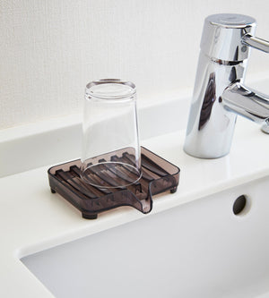 Acrylic Self-Draining Soap Tray - Yamazaki Home-Soap Dish-Yamazaki Home-SANTOKU NYC