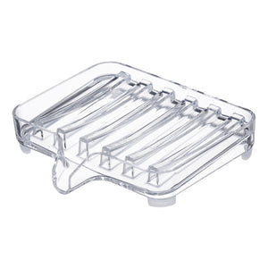 Acrylic Self-Draining Soap Tray-Soap Dish-Yamazaki Home-Clear-santoku nyc