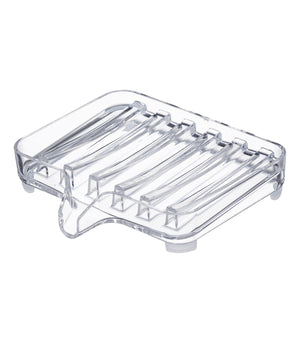 Acrylic Self-Draining Soap Tray-Soap Dish-Yamazaki Home-Clear-santoku nyc