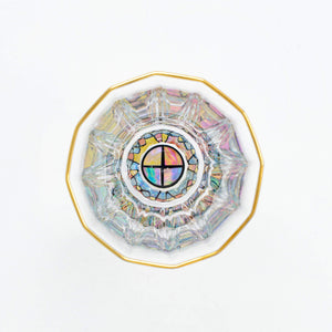 Kaleidoscope Abalone Sake Glass Amano Shikki