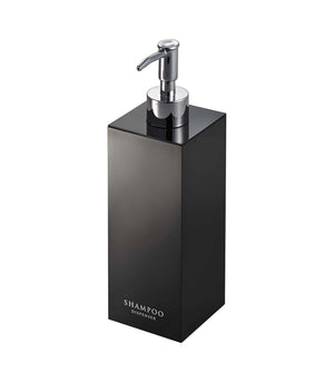Square Shower Dispenser: Three Styles-Shower Dispenser-Yamazaki Home-Shampoo-Black-santoku nyc