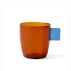 TWO TONE Heat-Resistant Glass Demitasse Cup - amabro-Glassware-santoku nyc
