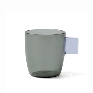 TWO TONE Heat-Resistant Glass Demitasse Cup - amabro-Glassware-santoku nyc