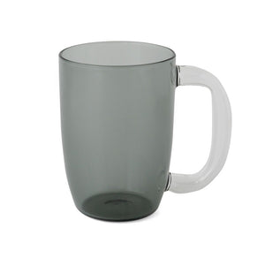 TWO TONE Heat-Resistant Glass Grip Mug - amabro-Glassware-santoku nyc