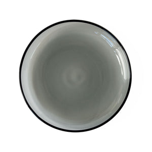 TWO TONE Heat-Resistant Glass Plate - amabro-Glassware-santoku nyc