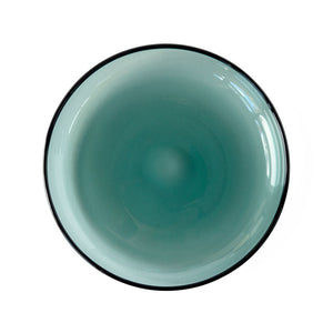 TWO TONE Heat-Resistant Glass Plate - amabro-Glassware-santoku nyc