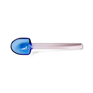 TWO TONE Heat-Resistant Glass Spoon - amabro-Glassware-santoku nyc