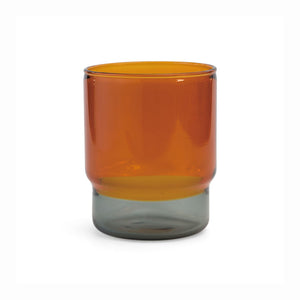 TWO TONE Heat-Resistant Glass Stacking Cup - amabro-Glassware-santoku nyc