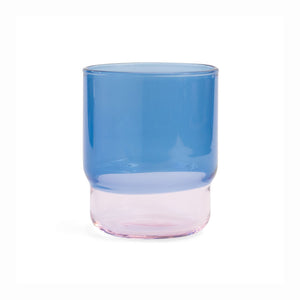 TWO TONE Heat-Resistant Glass Stacking Cup - amabro-Glassware-santoku nyc