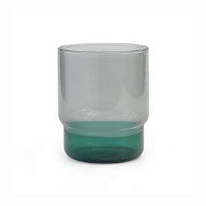 TWO TONE Heat-Resistant Glass Stacking Cup - amabro-Glassware-santoku nyc