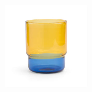TWO TONE Heat-Resistant Glass Stacking Cup - amabro-Glassware-santoku nyc