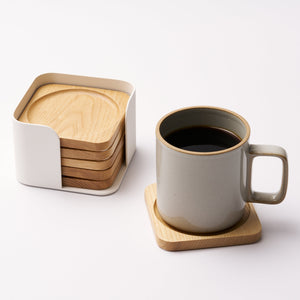 Contour Coaster Set - Wood-SANTOKU NYC
