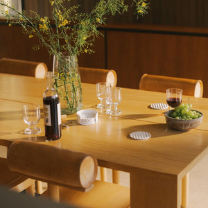 APTO Wave Coaster Set, Ceramic + Steel - Yamazaki Home