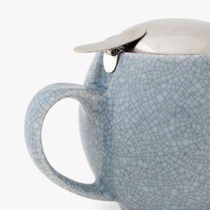 BEE HOUSE Round Teapot for One 15 oz Crackled Collection - ZERO JAPAN