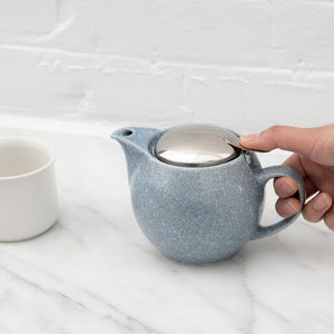 BEE HOUSE Round Teapot for One 15 oz Crackled Collection - ZERO JAPAN