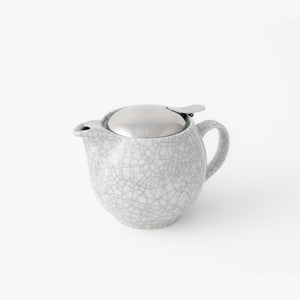 BEE HOUSE Round Teapot for One 15 oz Crackled Collection - ZERO JAPAN
