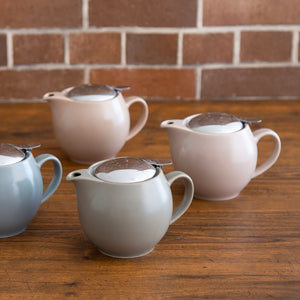 BEE HOUSE Round Teapot for One 15 oz Silky Color - ZERO JAPAN-Coffee & Tea-ZERO JAPAN-SANTOKU NYC